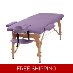 The best massage Heaven Massage 2''/ 2 easy foldable Portable Massage, Spa, Esthetician Table